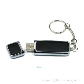 Leather USB Flash Drive with 1GB - 64GB Capacity